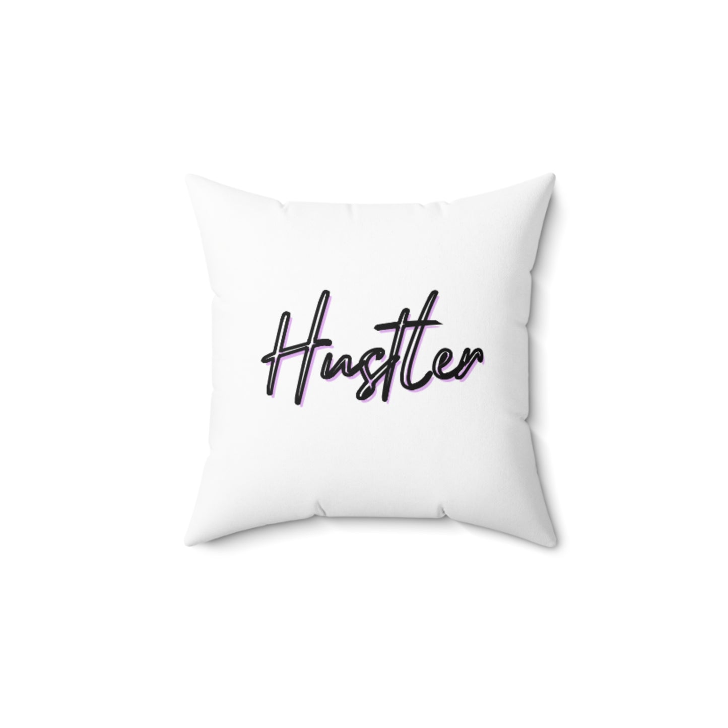 Hustler Pillow - White/Black